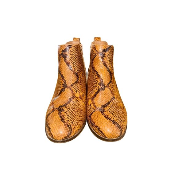 Vionic Hope Clara Snake Print Ankle Boot Arch Support Comfort Water resistant - Picture 4 of 12